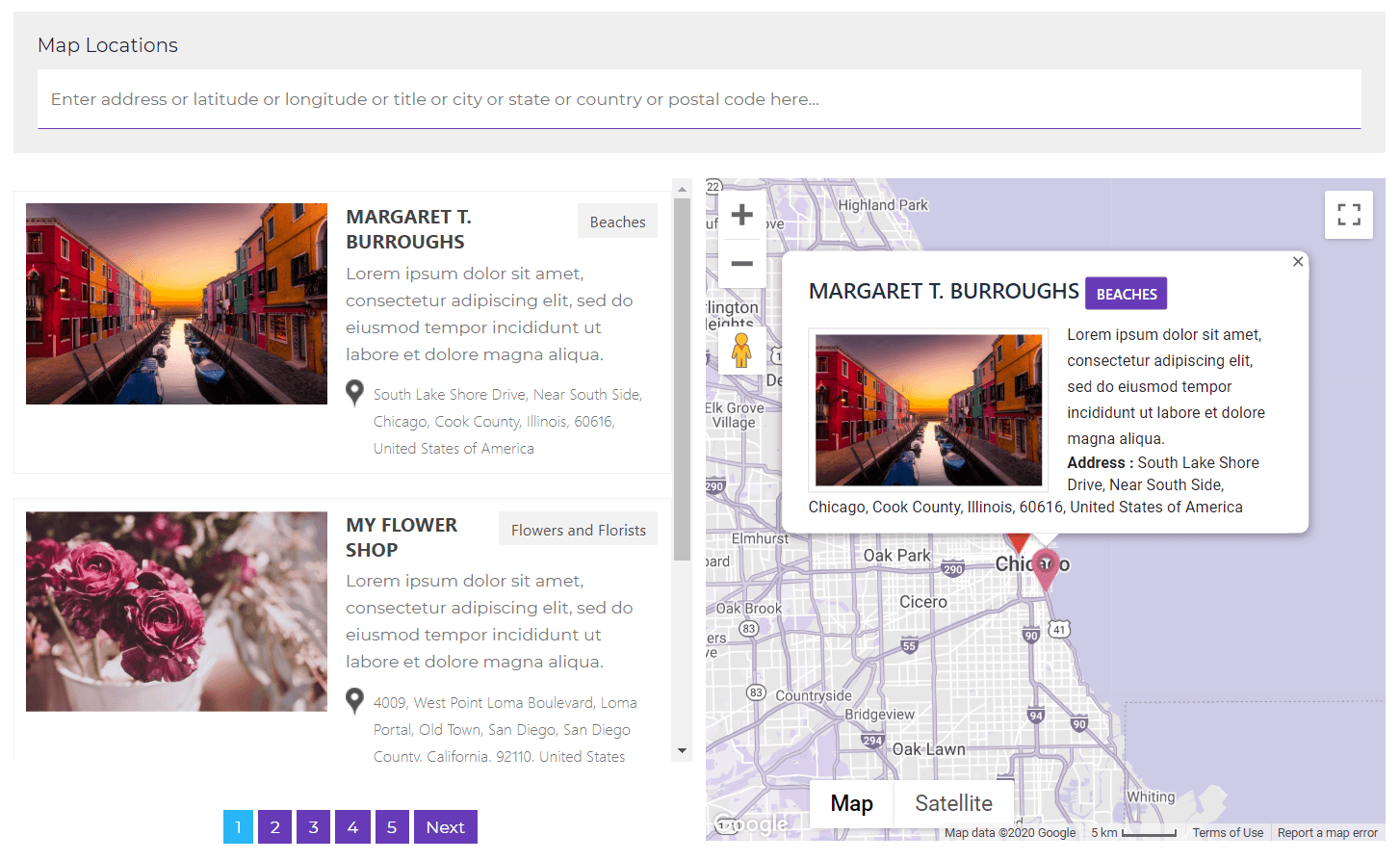 Google Map Zoom on Hover