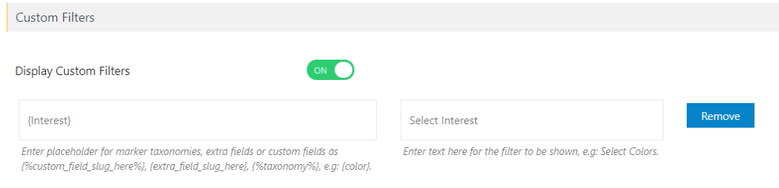 Add Custom Filter from BuddyPress Field