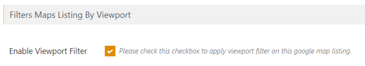 Enable Viewport Filter Option
