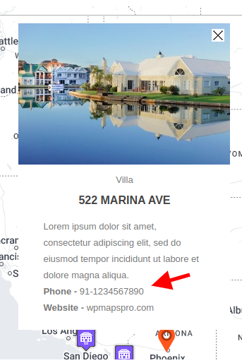 Extra fields in infowindow preview