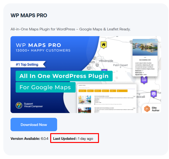 Update WP Maps Pro using WePlugins